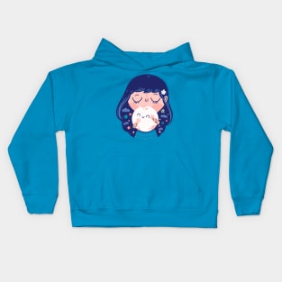 Hug the moon Kids Hoodie